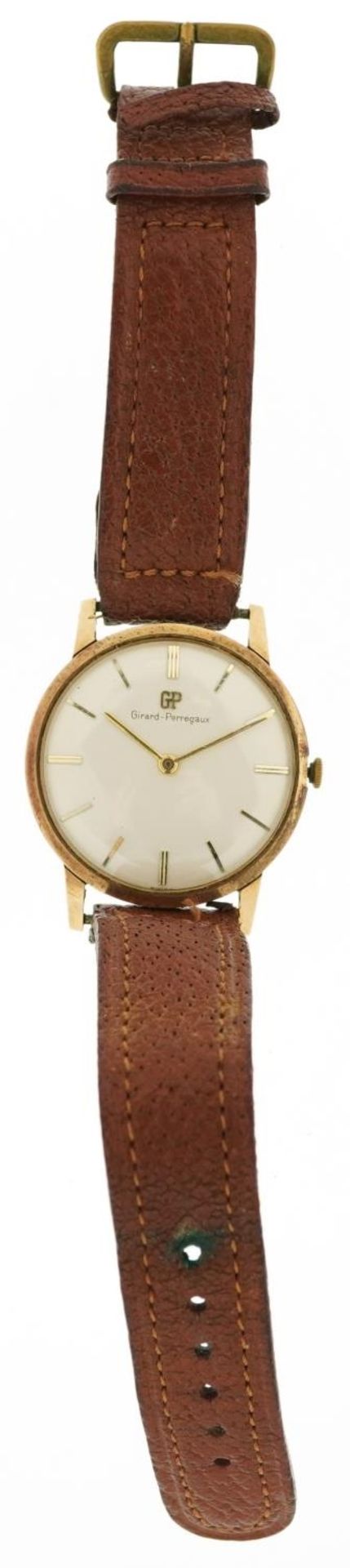Girard Perregaux, gentlemen's 9ct gold manual wind wristwatch, the movement numbered 2529712, 32mm - Image 2 of 6