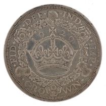George V 1929 wreath crown