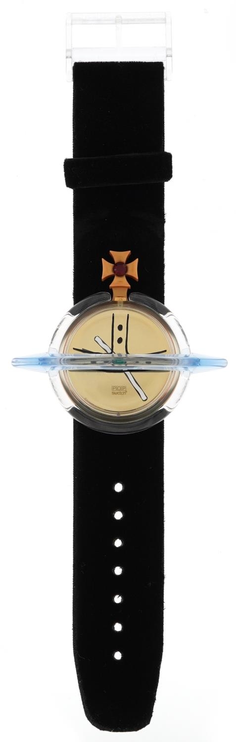 Vivienne Westwood for Swatch, vintage limited edition Pop Swatch Orb quartz wristwatch with box - Image 4 of 7