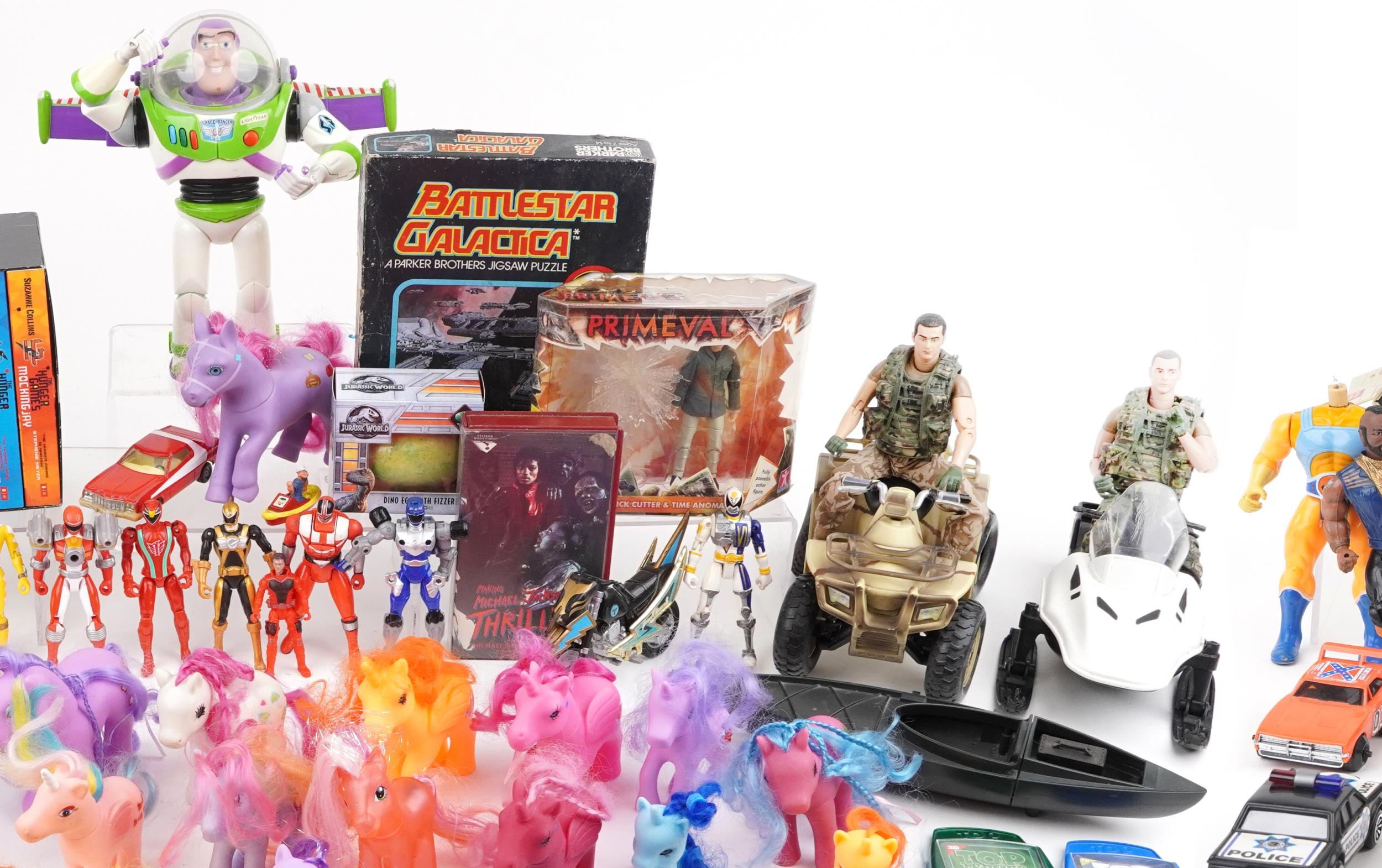 Vintage and later toys and related including My Little Ponies, Thunderbirds, Action Hover Port by - Image 3 of 6