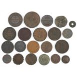 Antique and later world coinage including a Crete 1900 two lepta, South African 1898 penny, Ceylon