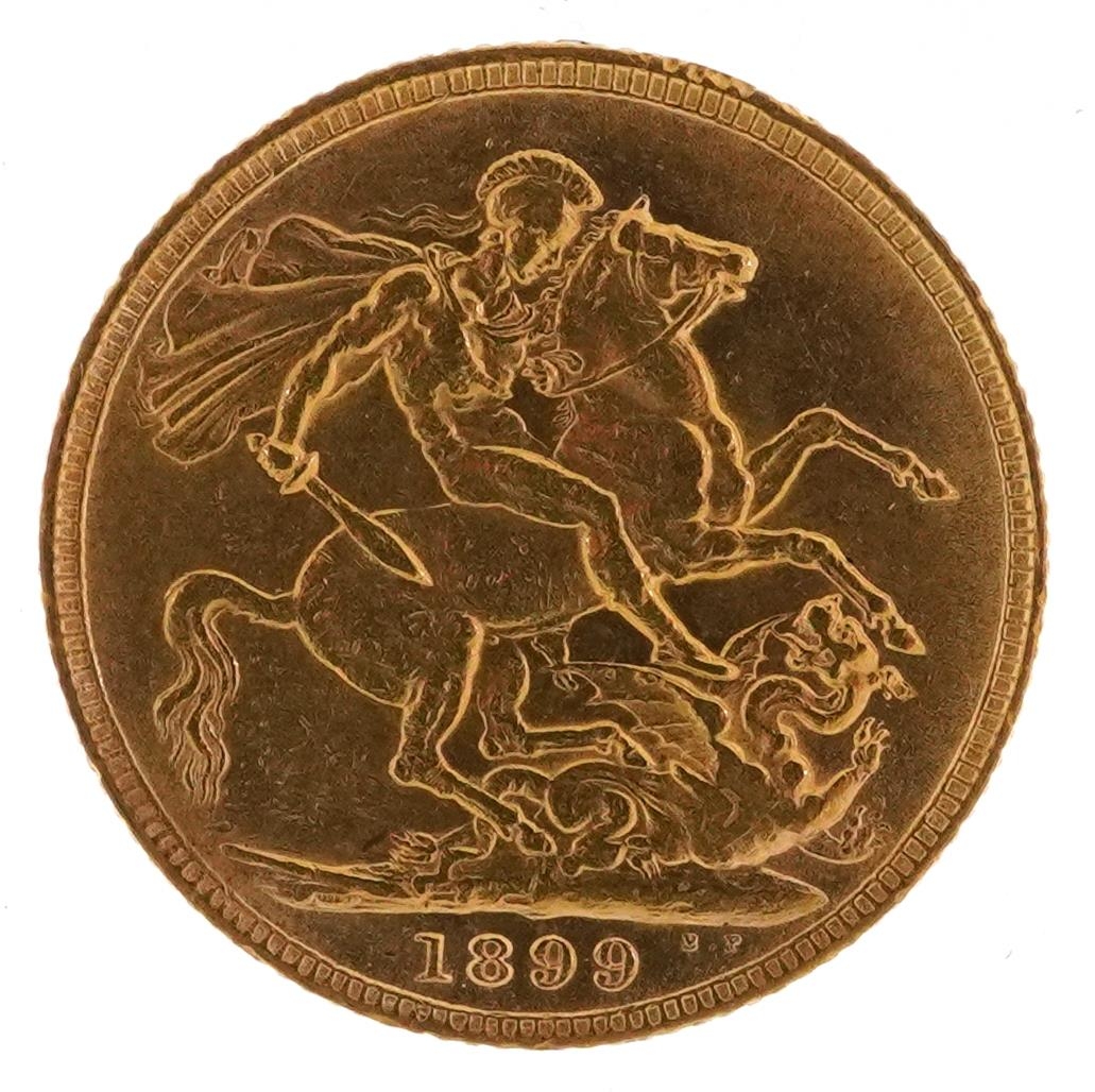 Queen Victorian 1899 gold sovereign