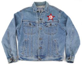 Vintage Lee denim Bon Jovi New Jersey jacket, size medium