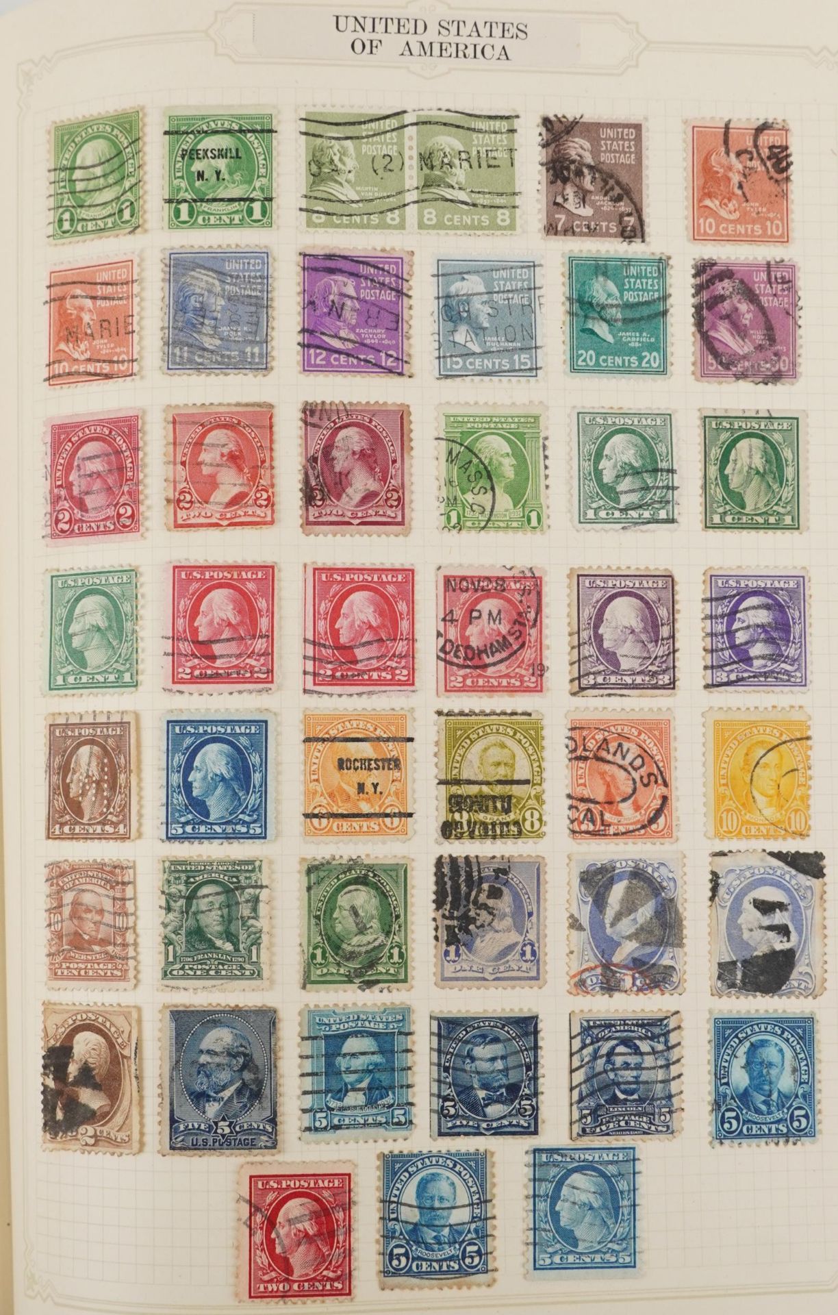 Collection of European and Commonwealth stamps arranged in two albums including Germany and France - Image 7 of 12