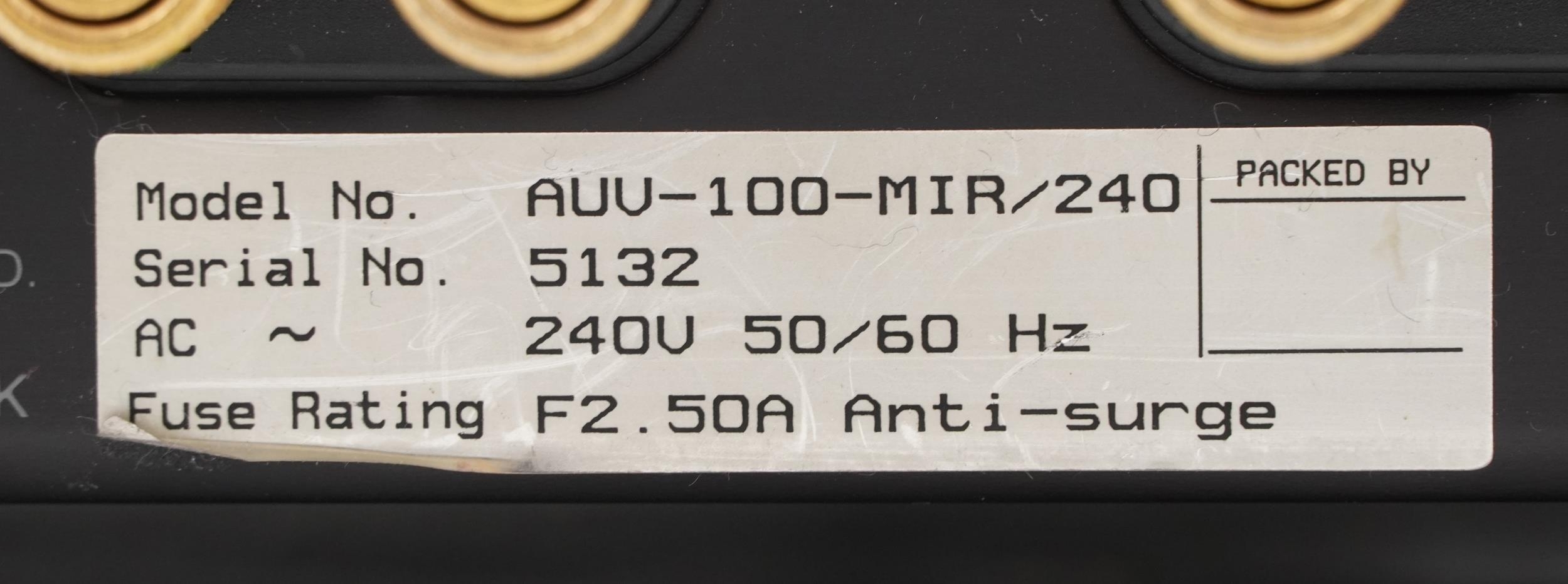 Aura Evolution HiFi amplifier model AUV-100-MIR/240 - Image 3 of 3