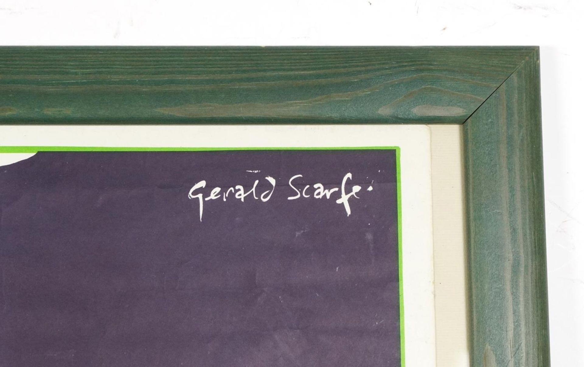 Gerald Scarf - BBC Radio, signed poster, limited edition 3/100, with embossed watermark, framed - Image 3 of 5