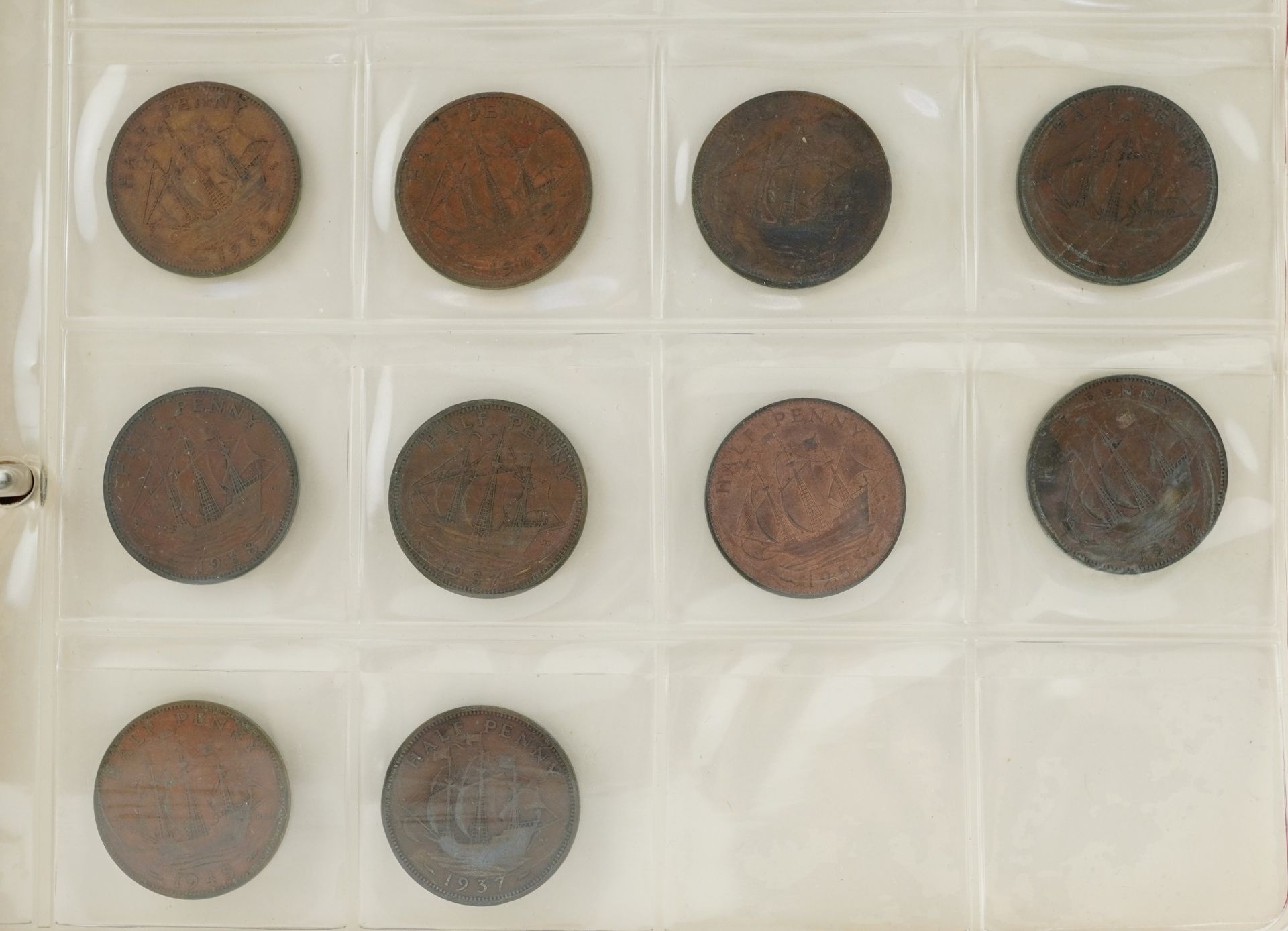 George III and later coinage and tokens arranged in an album including Duke of Wellington 1812 - Image 6 of 13