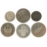 British and continental coinage, some silver including Edward VIII 1937 Rhodesian five shillings,