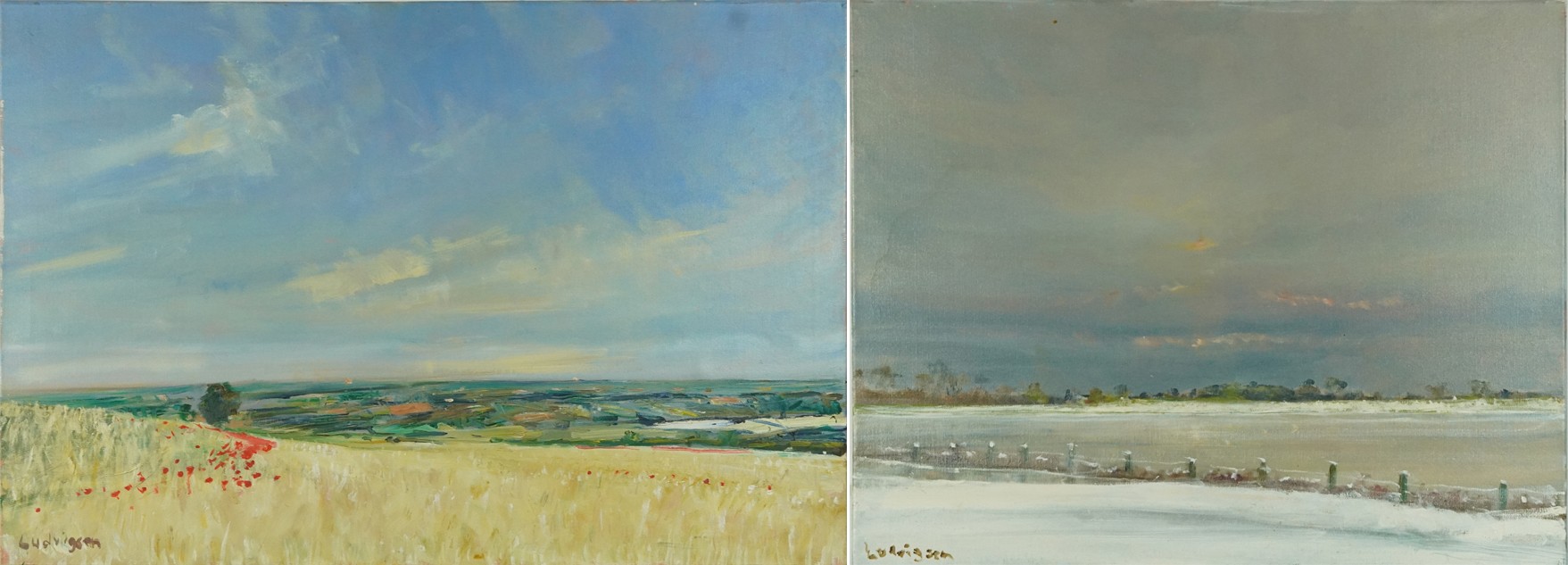 ----SEE LIAM LOT 28,29 FROM MARCH SALE INTO ONE LOT---- Malcolm Ludvigsen 2009 - Near Thixendale,