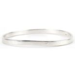 Maddocks Jewellery Collection, Scottish silver bangle, Edinburgh 2000, 6.5cm in diameter, 20.7g