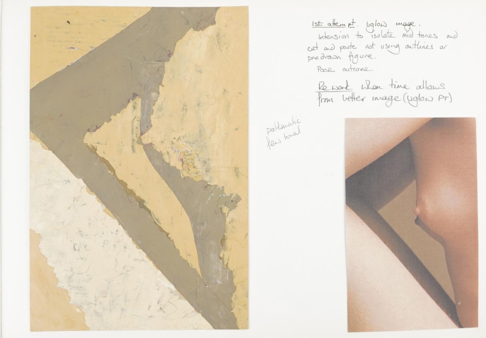 Neil Wilkinson - Folio of drawings and works from Brighton Art College, overall 42cm x 30cm - Image 5 of 18