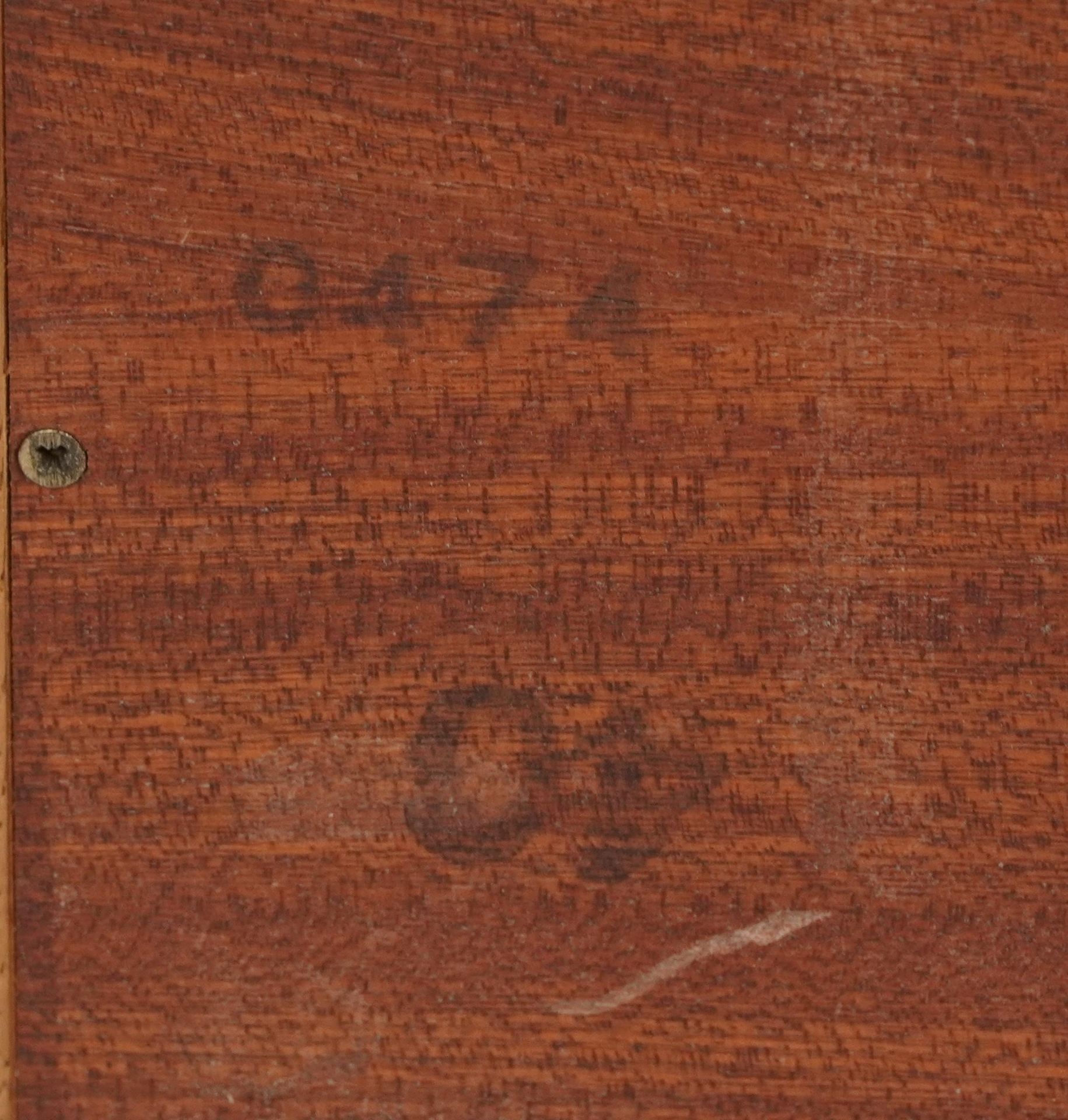 G Plan, Mid century Fresco teak nightstand with base drawer, 54cm H x 46cm W x 41cm D - Image 6 of 6