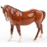 Beswick Chestnut Mare, 971, 23cm in length