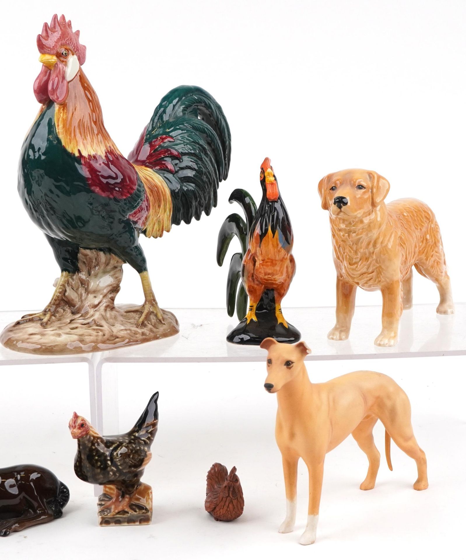 Collectable animals including Beswick cockerel numbered 1892, the largest 24.5cm in length - Bild 3 aus 3