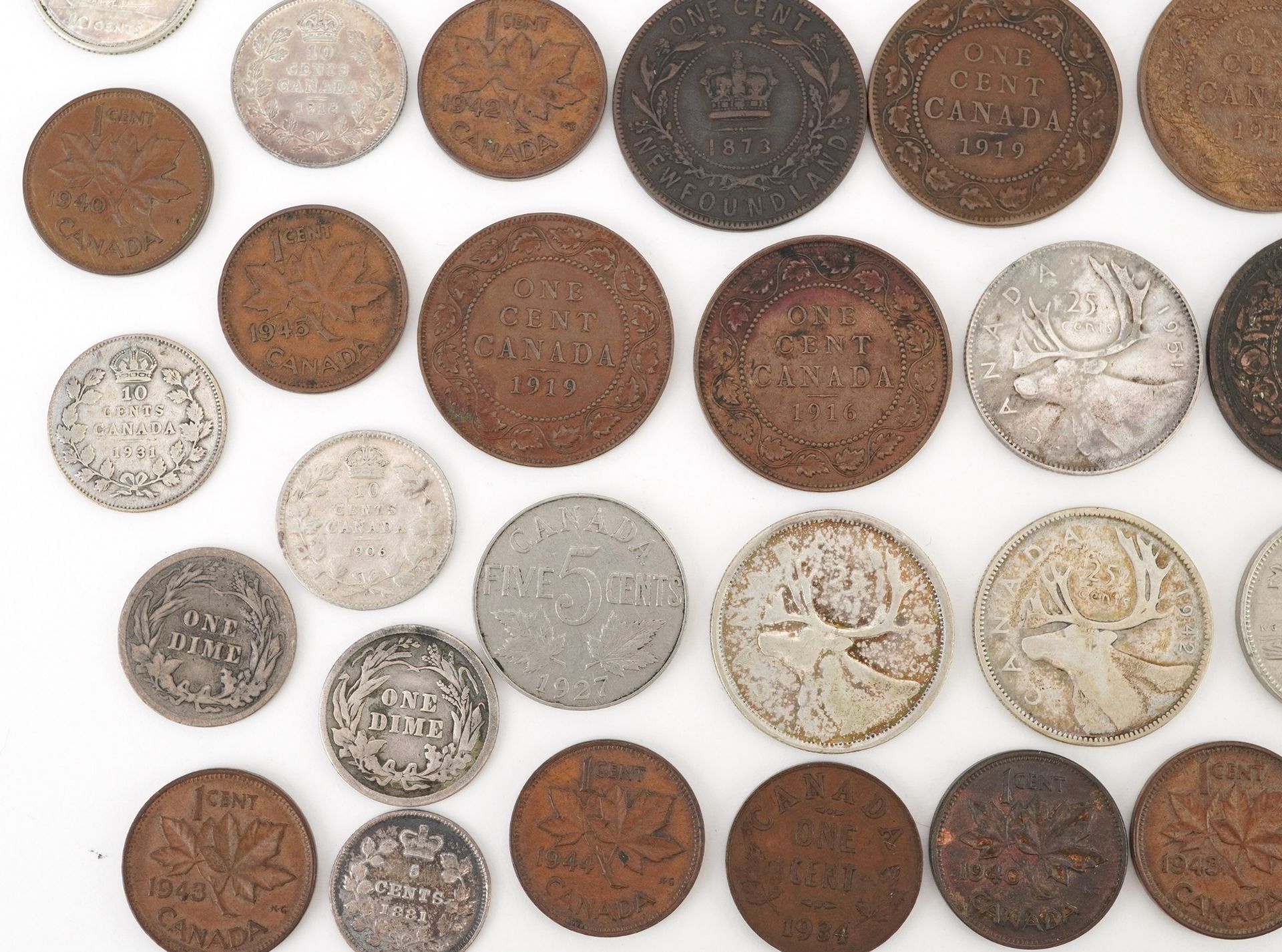 Early 19th century and later Canadian coinage and tokens including Nova Scotia one penny tokens, - Image 5 of 20