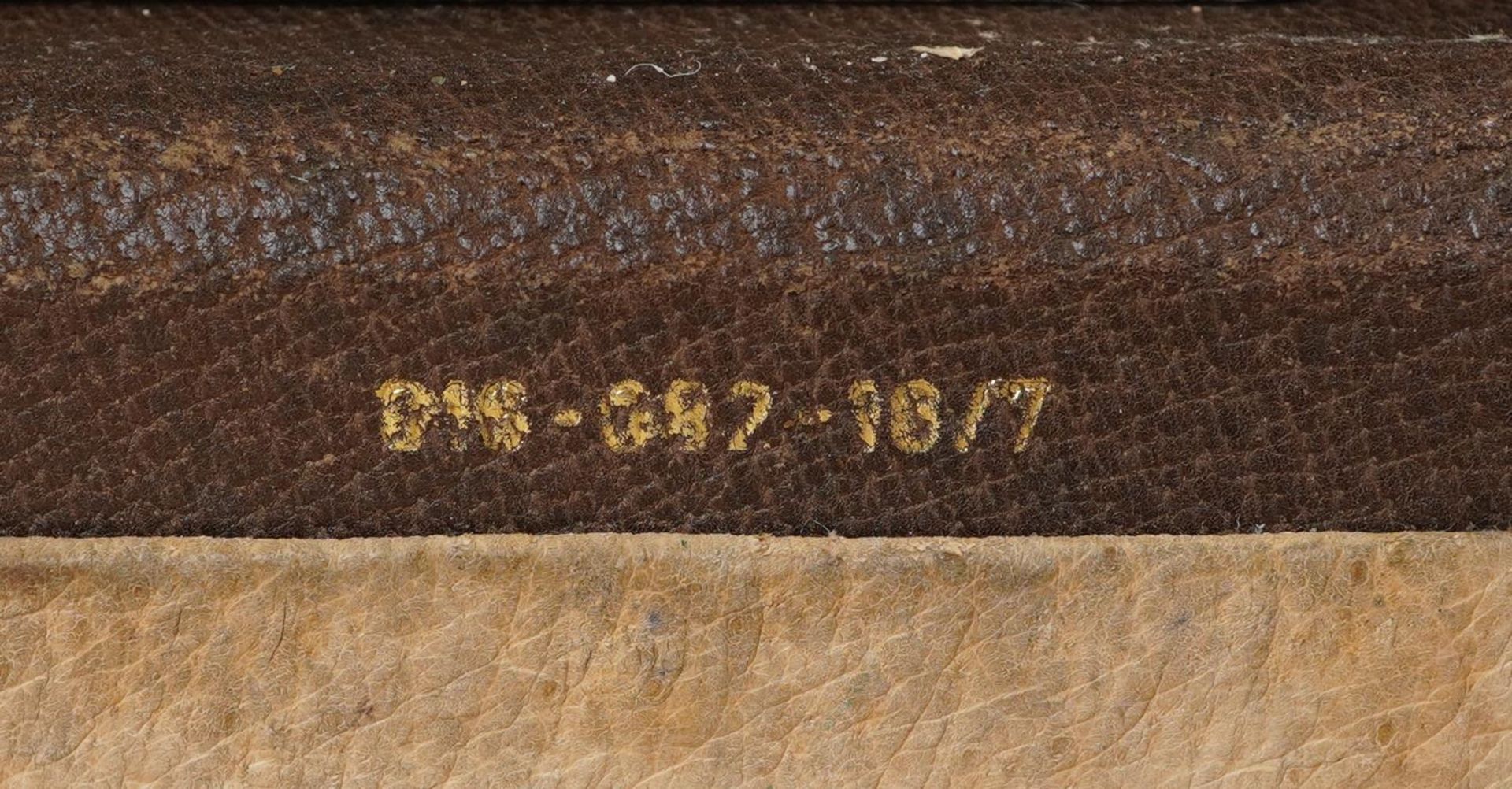Vintage gentlemen's Gucci brown leather brief case, 8.5cm H x 43cm W x 31cm D PROVENANCE: - Bild 5 aus 7