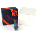 Vivienne Westwood for Swatch, vintage Veruschka Pop Swatch quartz wristwatch with box and paperwork,