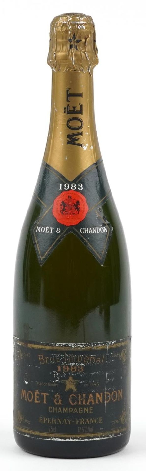 Bottle of Moet & Chandon 1983 Champagne