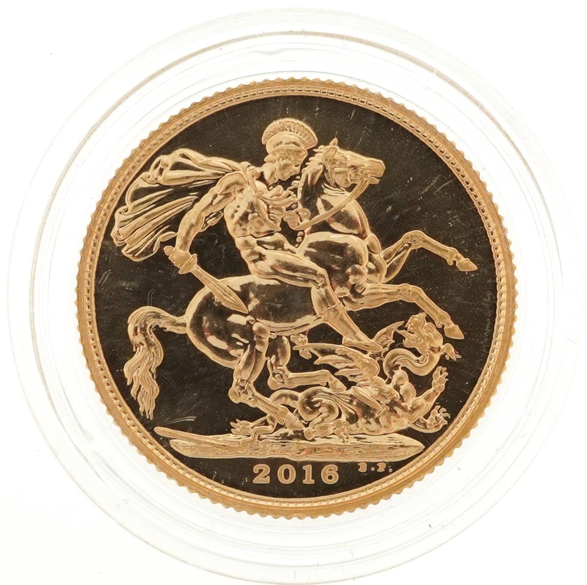 Elizabeth II 2016 gold sovereign