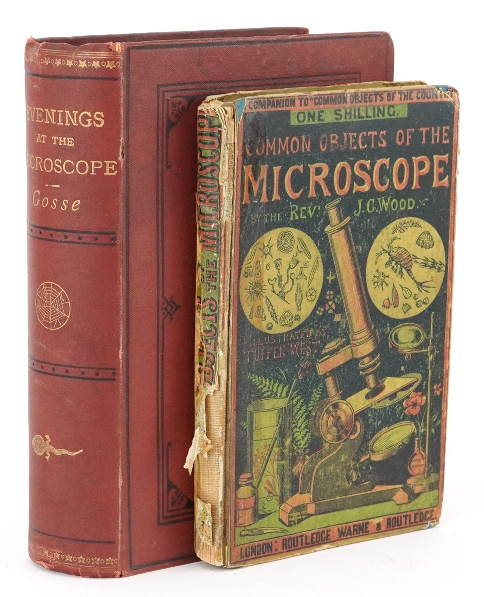 Two Scientific interest hardback books relating to microscopes comprising Common Objects of the