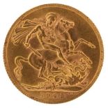 George V 1925 gold sovereign, South Africa Mint