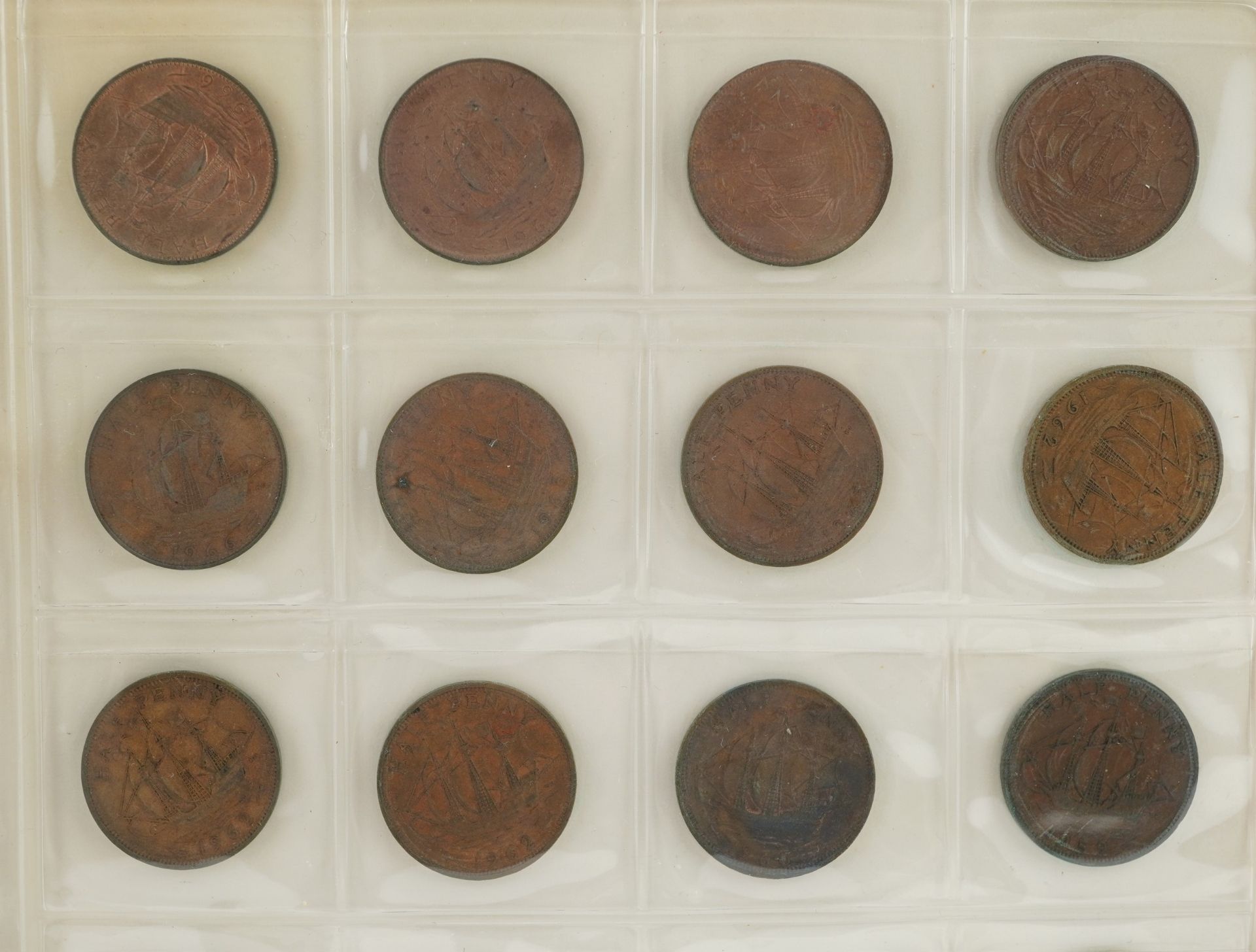 George III and later coinage and tokens arranged in an album including Duke of Wellington 1812 - Image 5 of 13