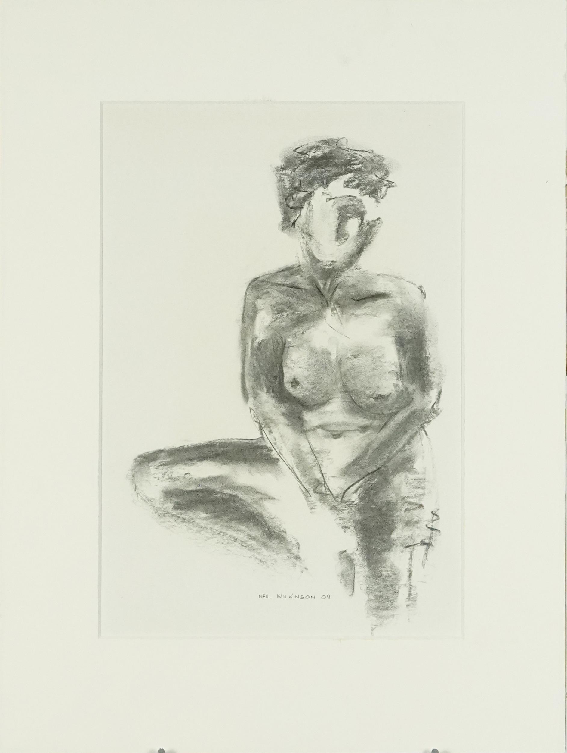 Neil Wilkinson - Nude females, three mixed medias, each mounted, one framed and glazed, the - Image 7 of 13