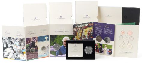 United Kingdom coinage by The Royal Mint comprising 2022 Britannia one ounce uncirculated coin, 2023