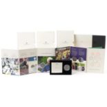 United Kingdom coinage by The Royal Mint comprising 2022 Britannia one ounce uncirculated coin, 2023