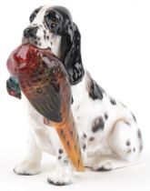 Royal Doulton seated Cocker Spaniel with Pheasant, HN1137, 17cm in length