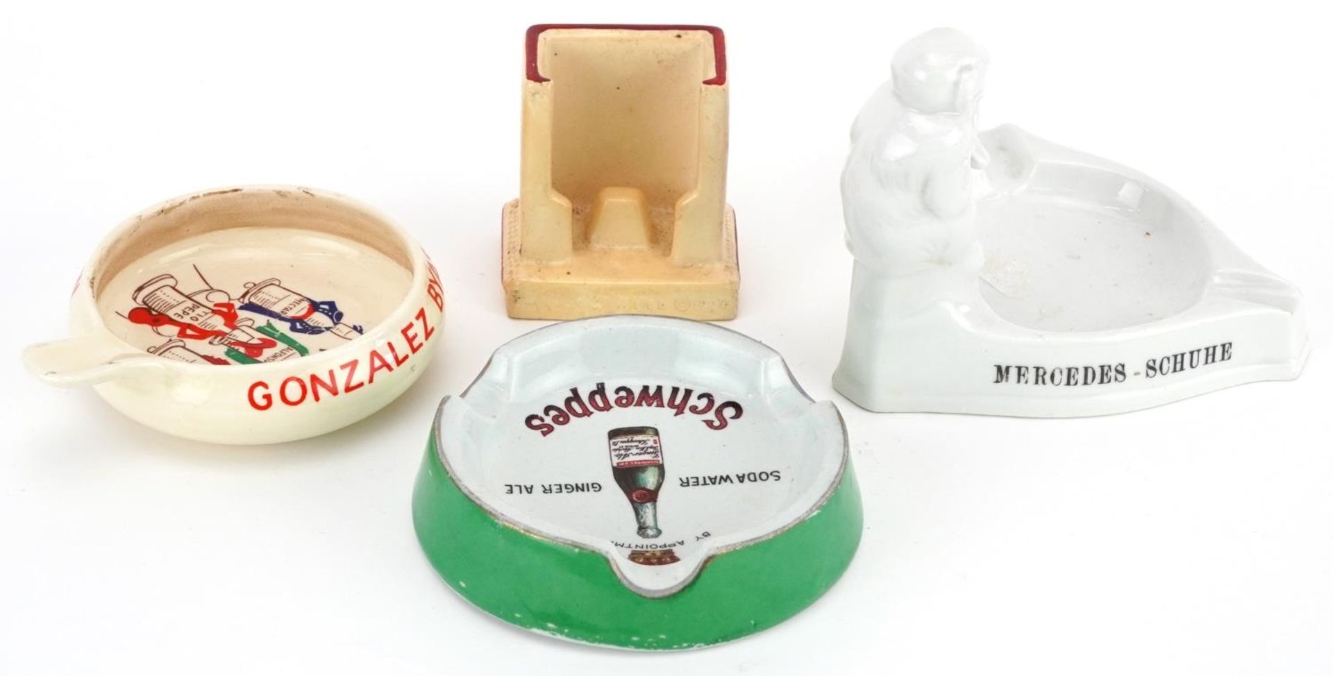 Smoking and advertising collectables comprising an Empire works Schweppes ashtray, Mercedes - Bild 4 aus 5