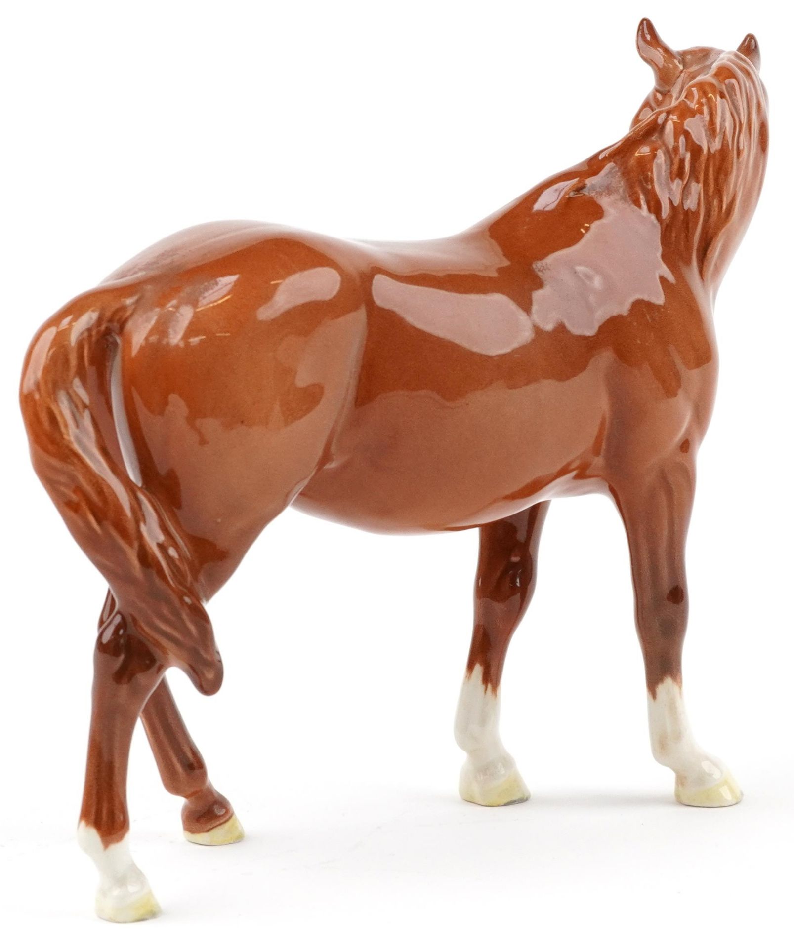 Beswick Chestnut Mare, 971, 23cm in length - Bild 3 aus 5