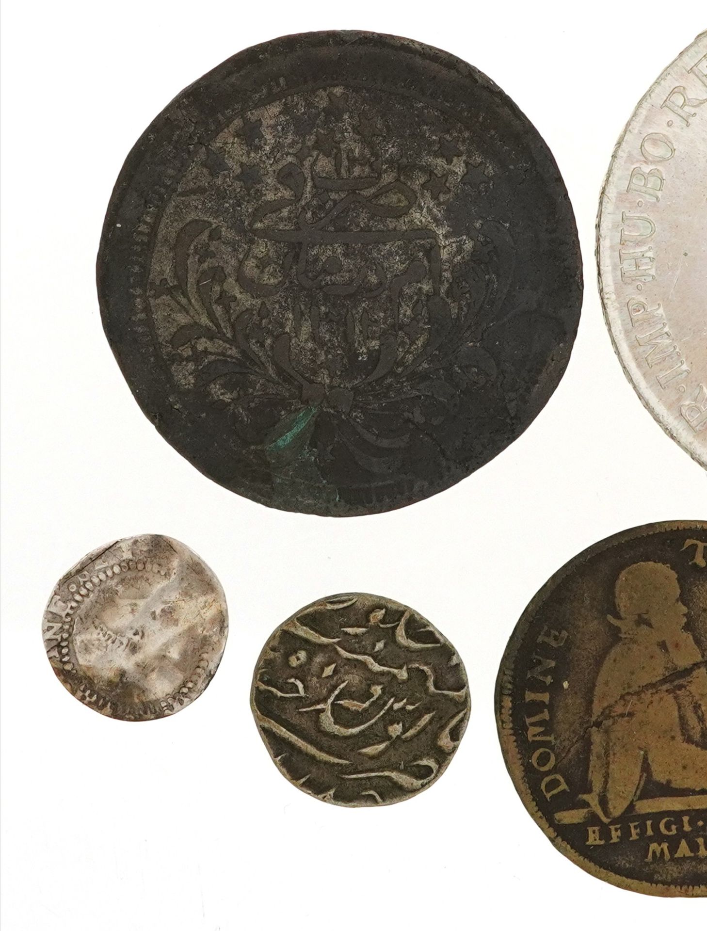 Antiquarian, Roman, hammered silver and world coinage including re-struck silver Maria Theresa - Image 5 of 6