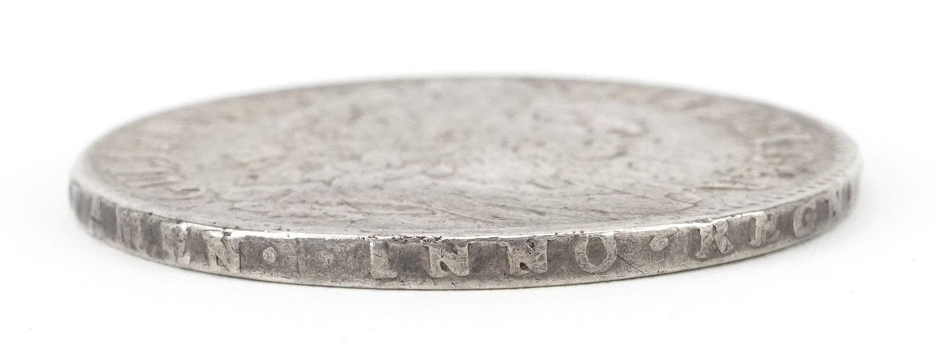 William III 1696 silver crown - Bild 3 aus 3