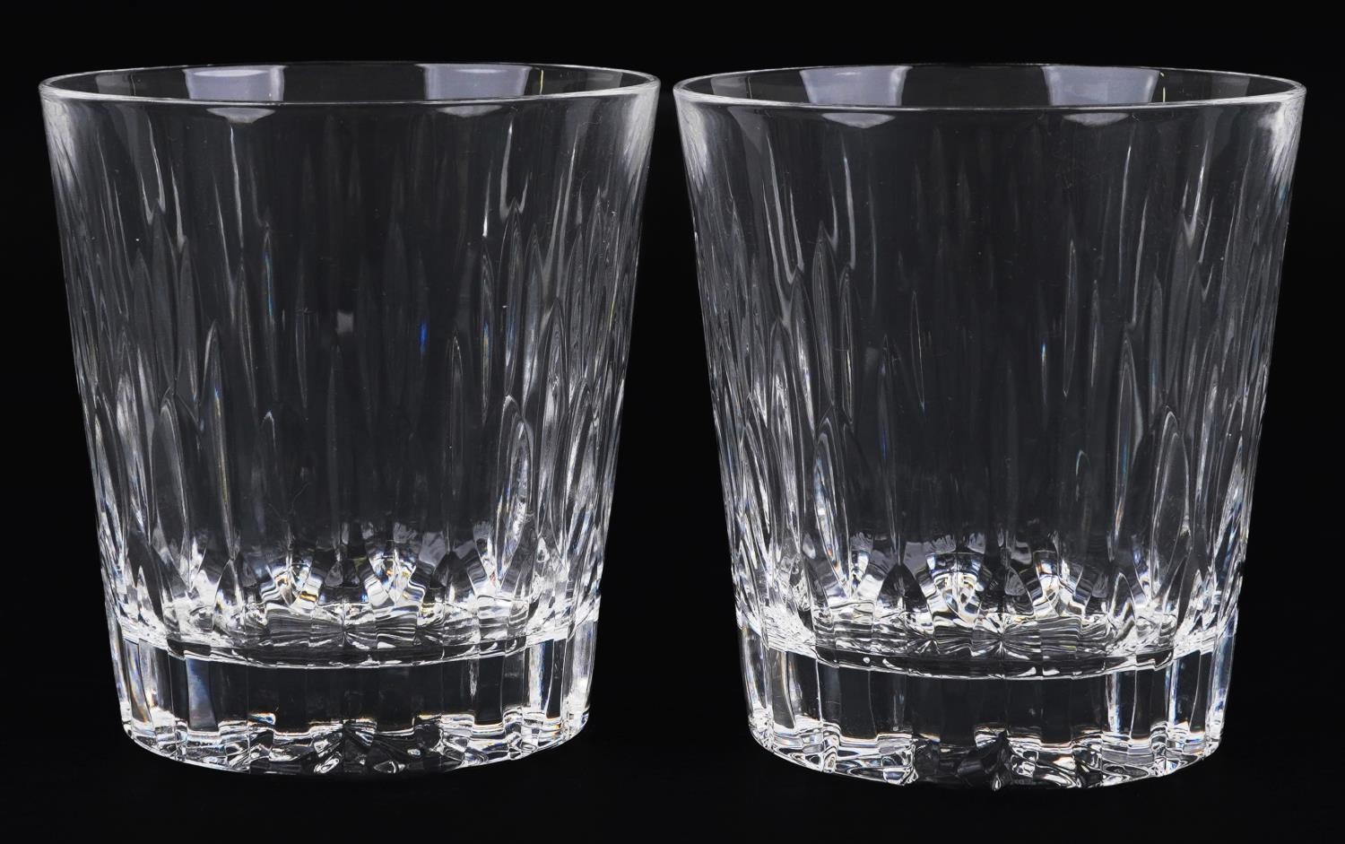 Pair of Harrods crystal glasses housed in a fitted box, each glass 8cm high - Image 4 of 7