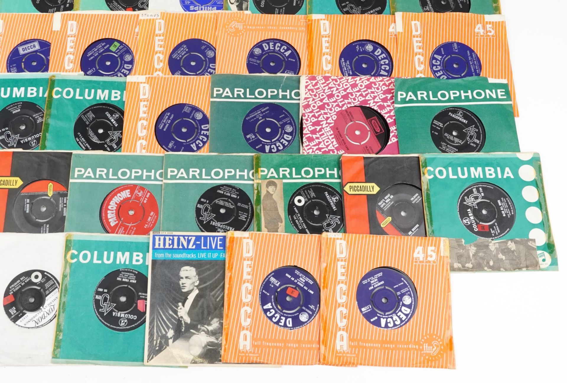 45rpm records including The Beatles and The Rolling Stones - Image 5 of 5