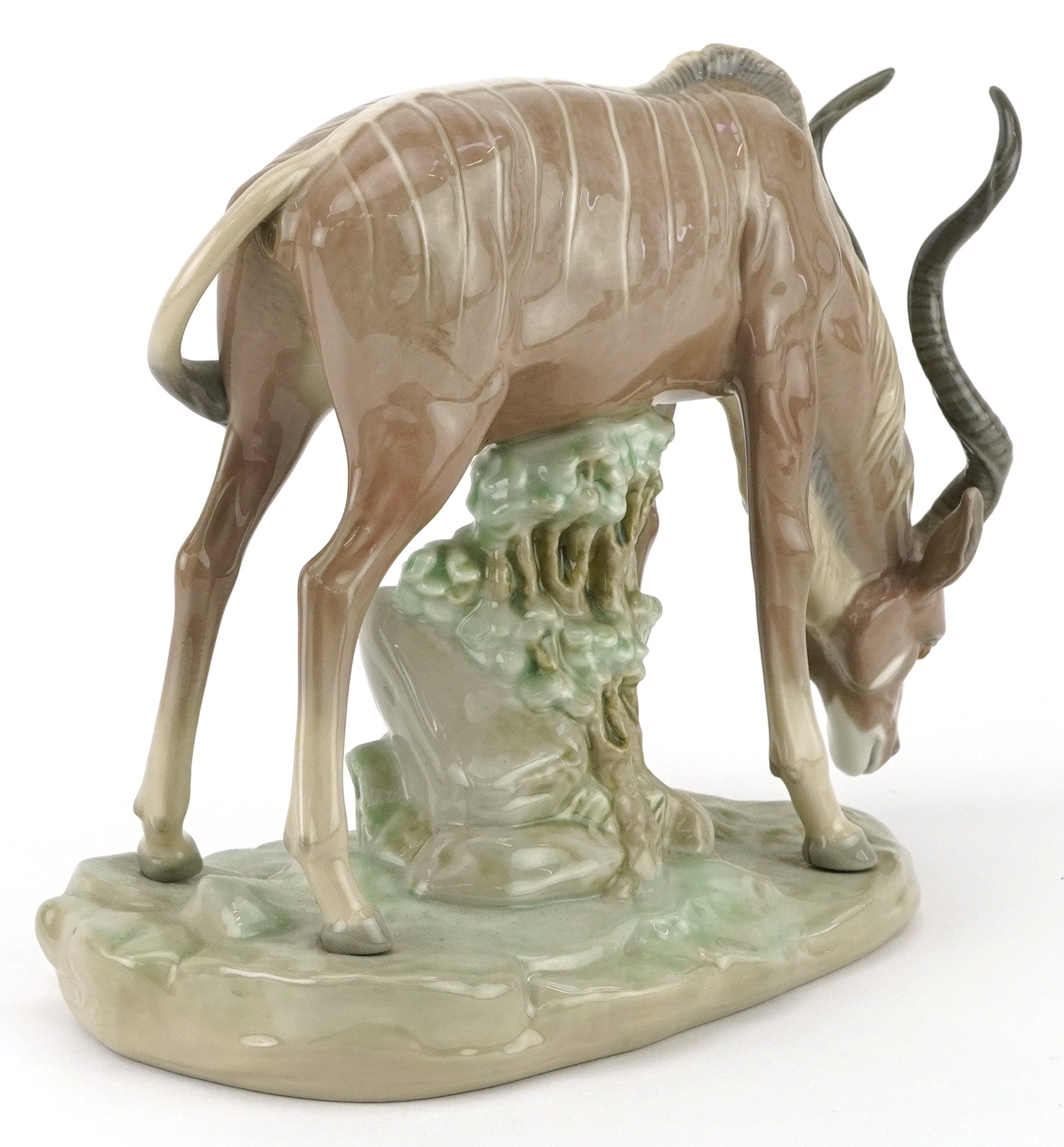 Lladro antelope on naturalistic base, 5302, 23cm in length - Image 2 of 3