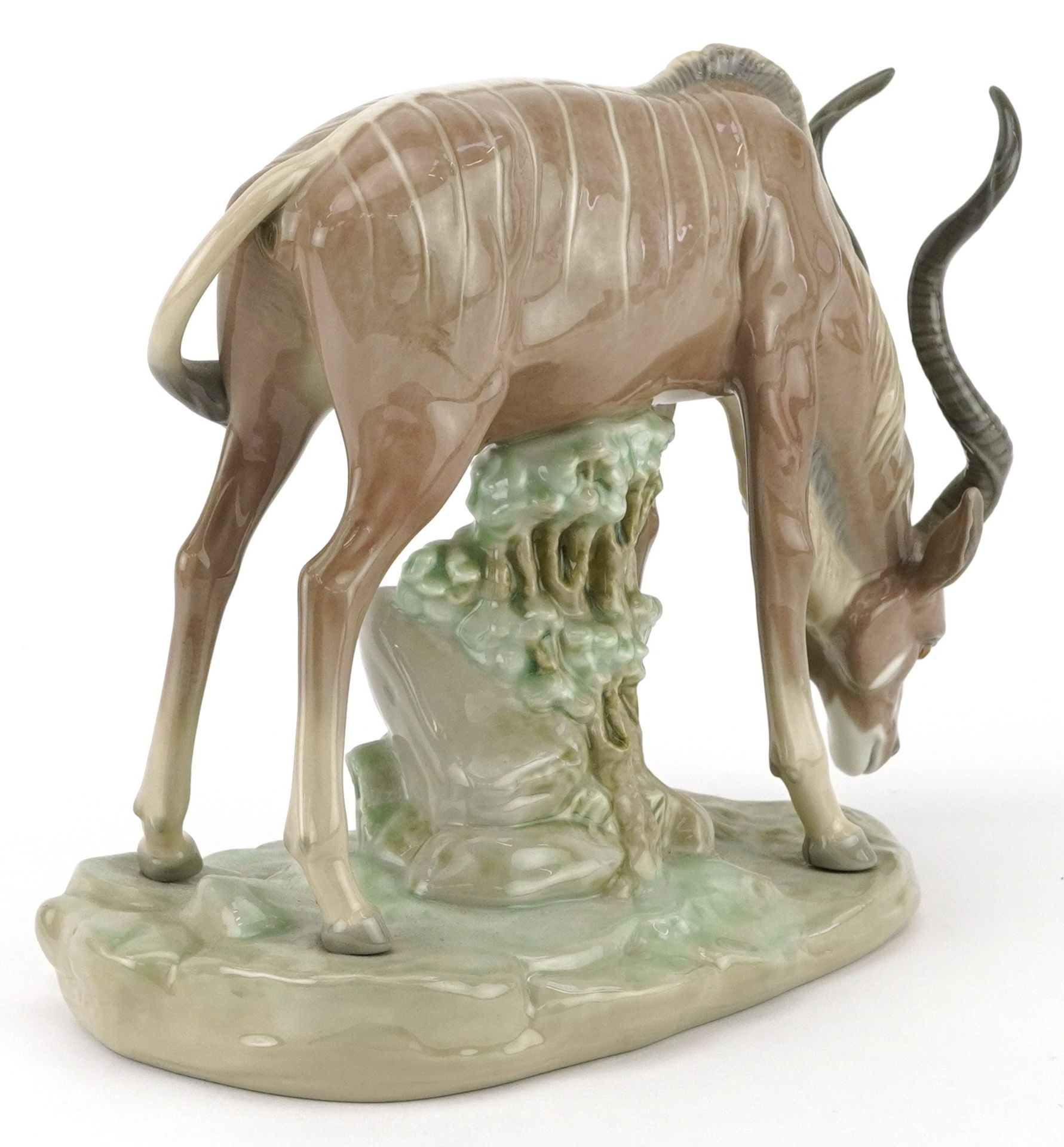 Lladro antelope on naturalistic base, 5302, 23cm in length - Bild 2 aus 3