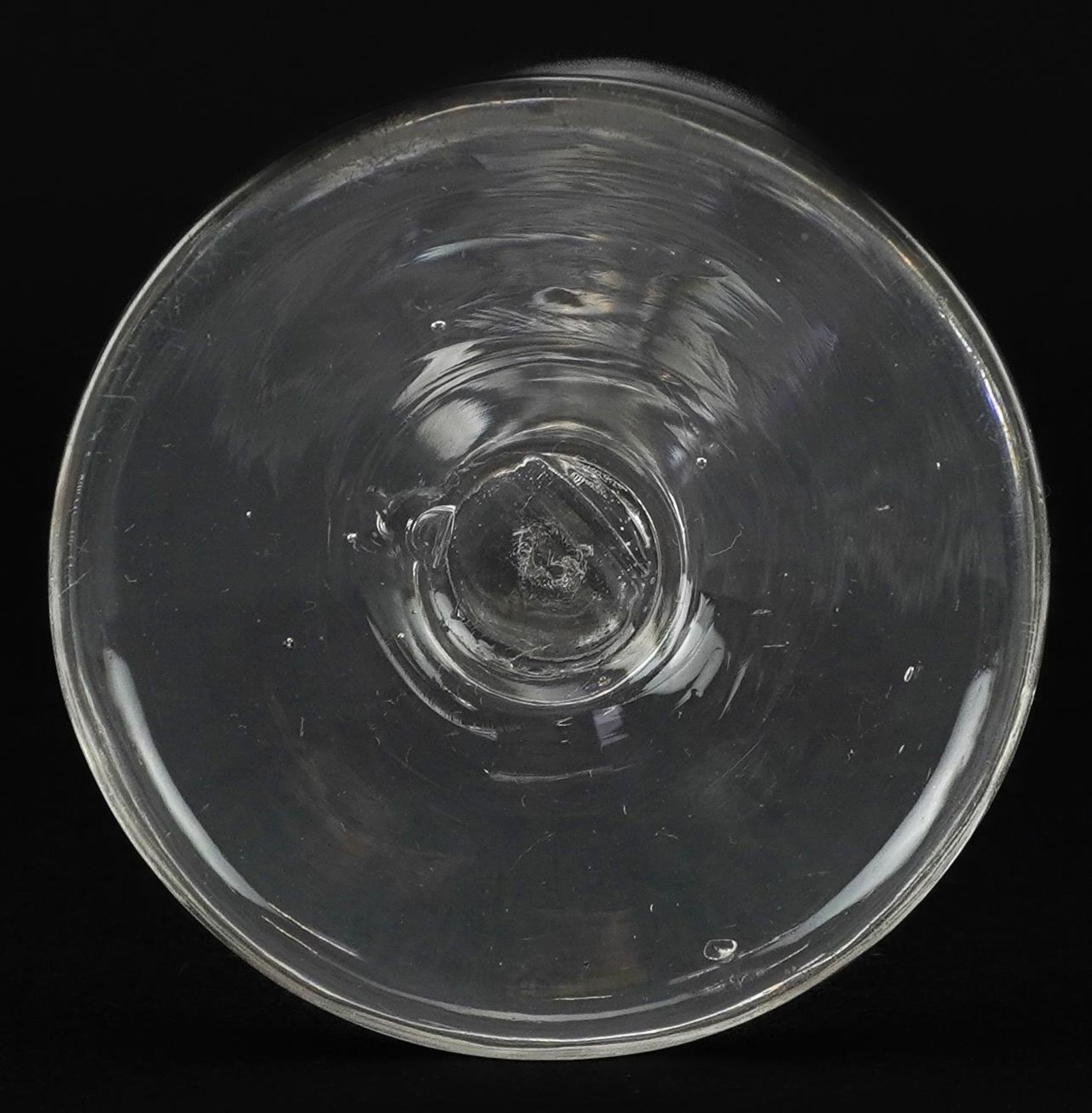 18th century Lynn wine glass, 15.5cm high - Image 3 of 3