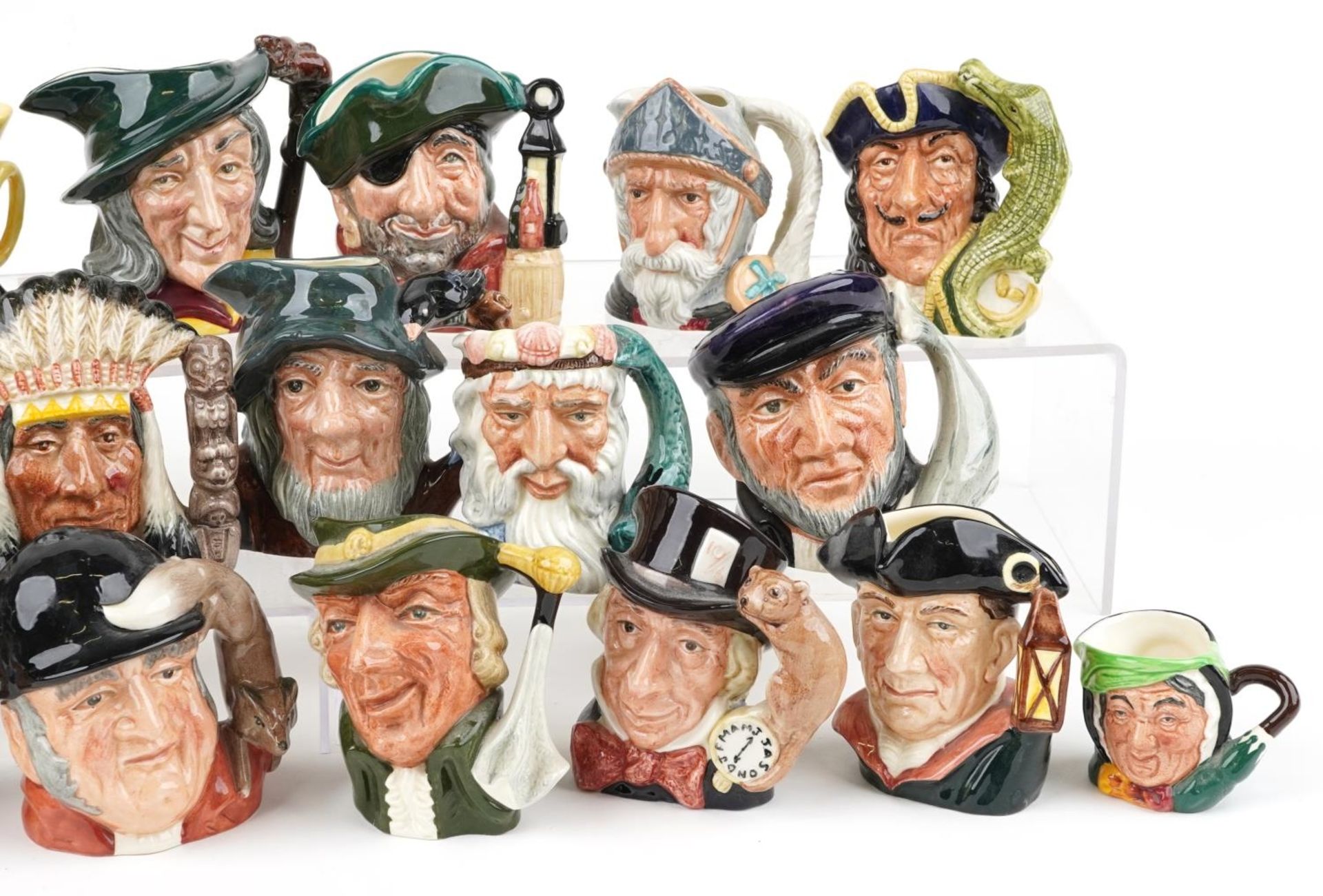 Eighteen Royal Doulton character jugs including North American Indian, Dick Turpin and Don - Bild 3 aus 4