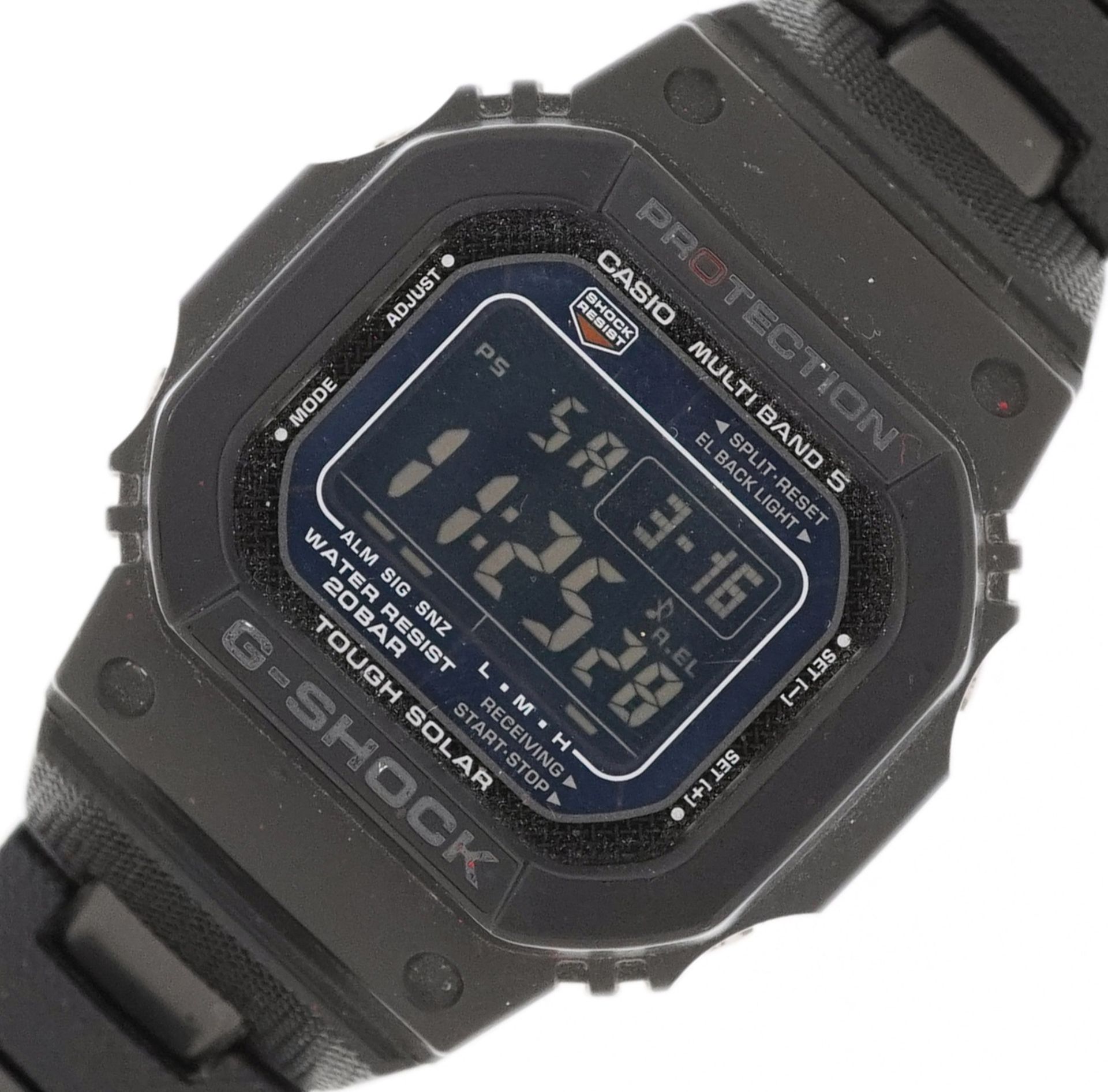 Casio, gentlemen's Casio G-Shock Multi-band 5 solar wristwatch, model 3063, with box, paperwork