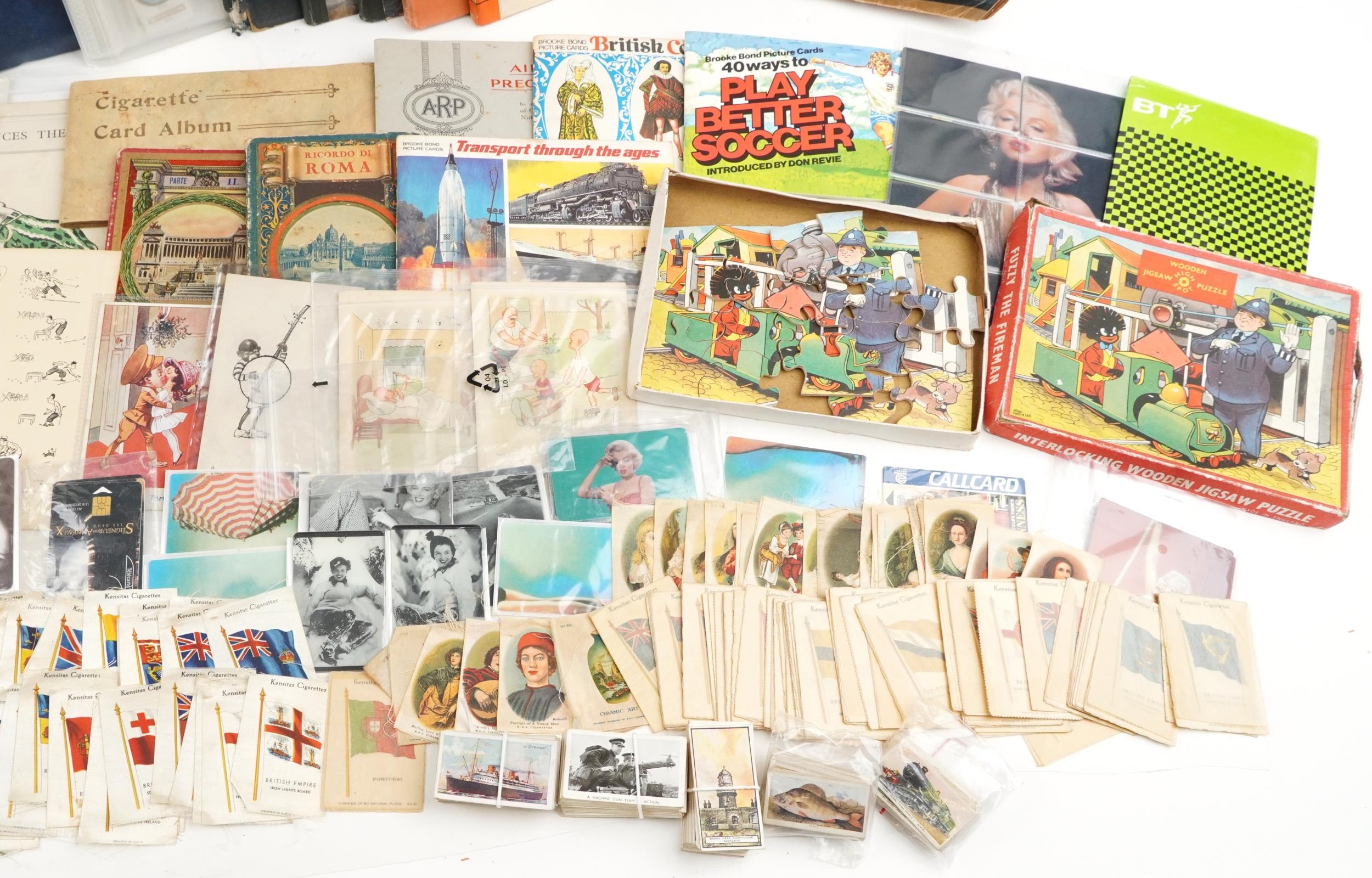 19th century and later ephemera including cigarette cards, tea cards, postcards and various books - Image 5 of 20