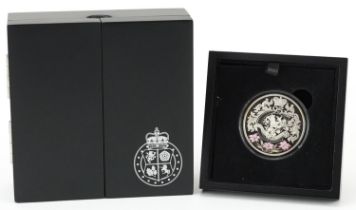 Elizabeth II 2021 Jersey silver proof five pound coin commemorating Queen Elizabeth II 90th Birthday