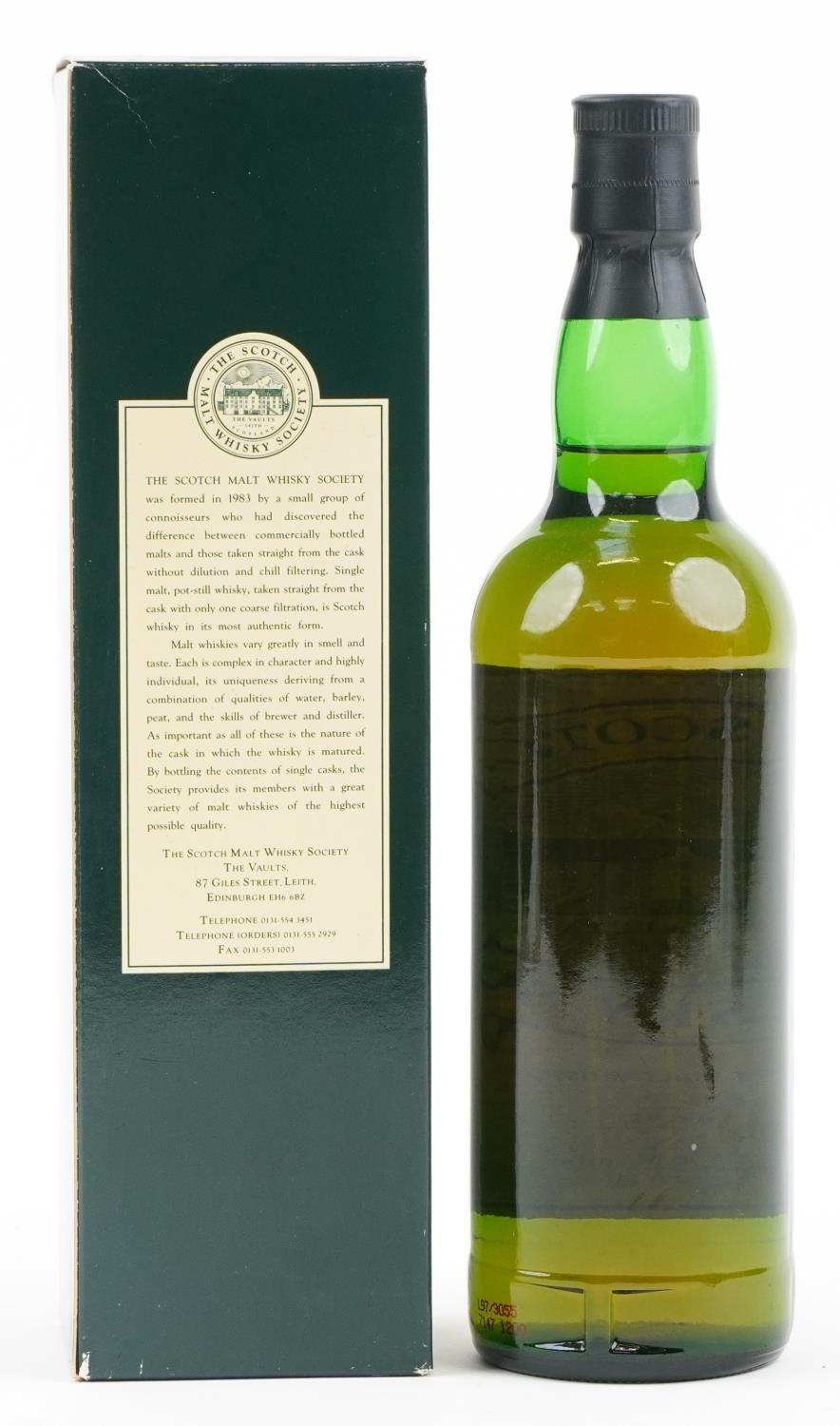 Bottle of Scotch Malt Whisky Society Single Cask 26 years old whisky with box, Society cask no 106. - Image 2 of 4