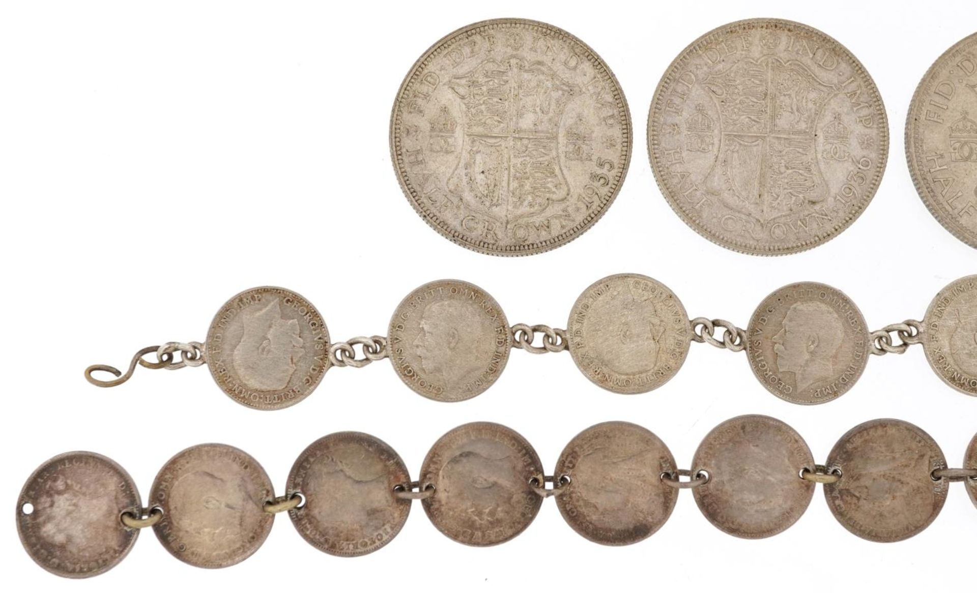 Victorian and later coinage and a Diamond Jubilee commemorative silver medallion, the coinage - Image 2 of 6