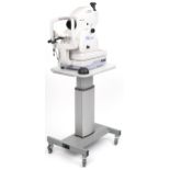 Topcon TRC NW6S Non-Mydriatic retinal camera on electric rise and fall table with Nikon D80 camera