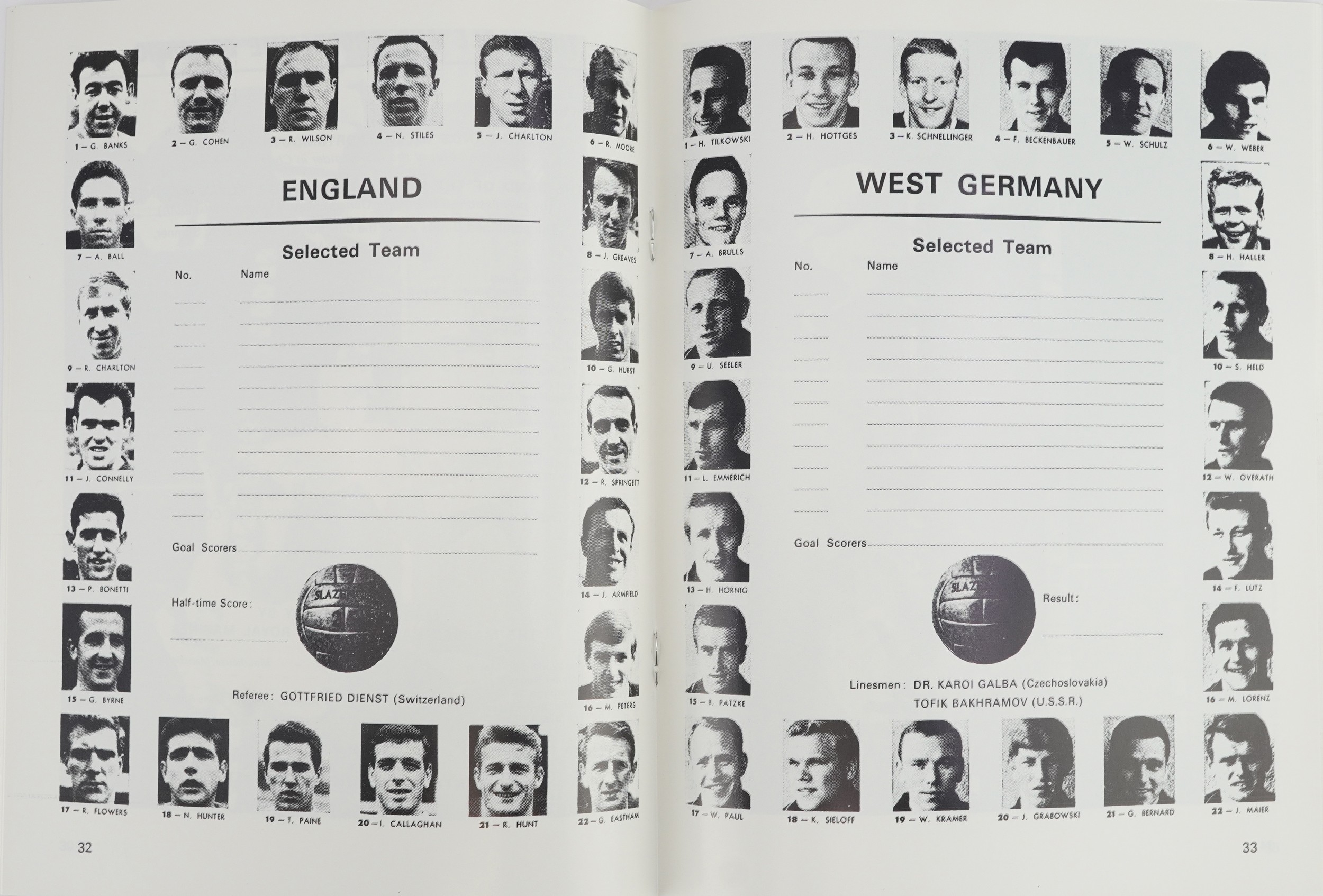 Two 1966 Jules Rimet World Cup programmes comprising England V West Germany Final and Official - Image 2 of 4
