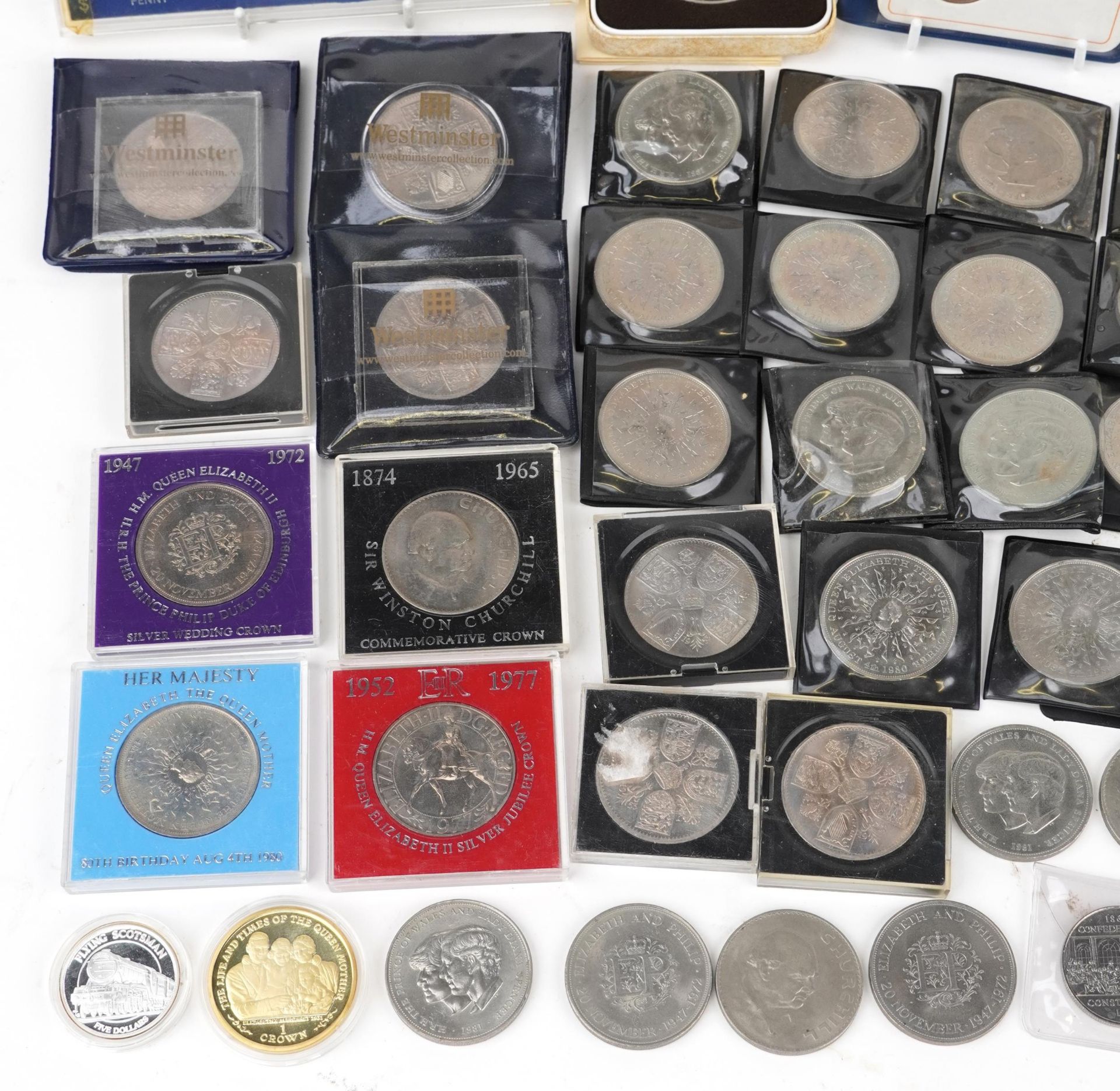 British and world coinage including a silver proof crown commemorating Queen Elizabeth II, The Queen - Image 4 of 5