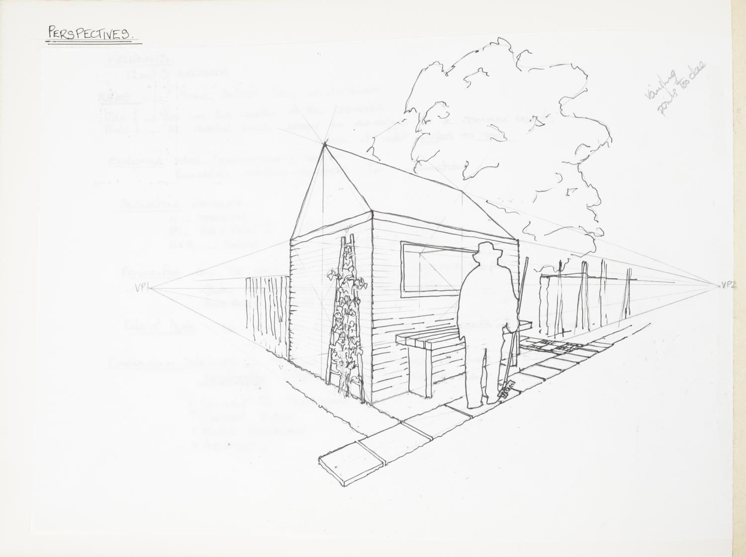 Neil Wilkinson - Folio of drawings and works from Brighton Art College, overall 42cm x 30cm - Image 9 of 18