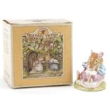 Royal Doulton Bramley Hedge Mr Toadflax figure with box, D BH 10, 7cm high